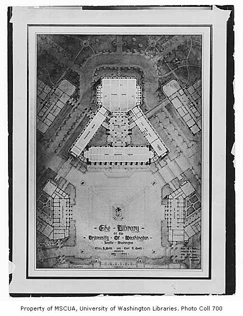 Floor plan and surrounding buildings